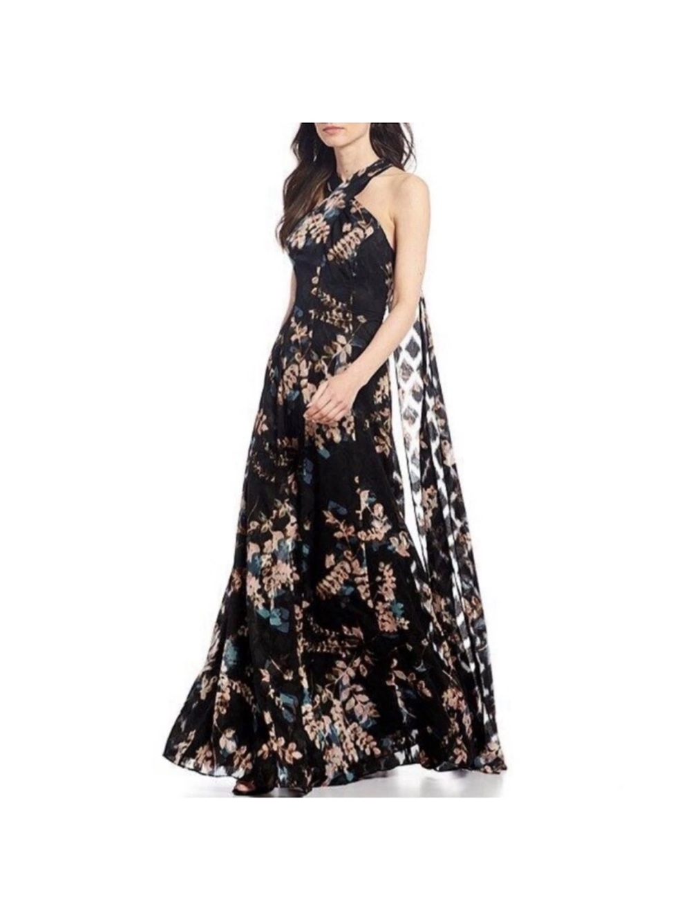 Alex Marie NWT Tie Front Whimsical Fairy Floral Wedding Maxi Dress Size 12